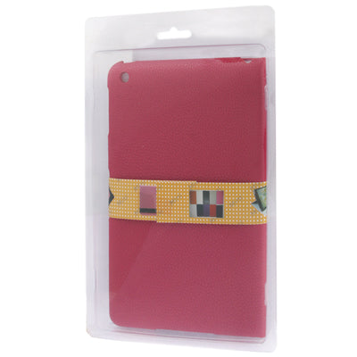 3-fold Litchi Leather Case with Holder for iPad mini 1 / 2 / 3