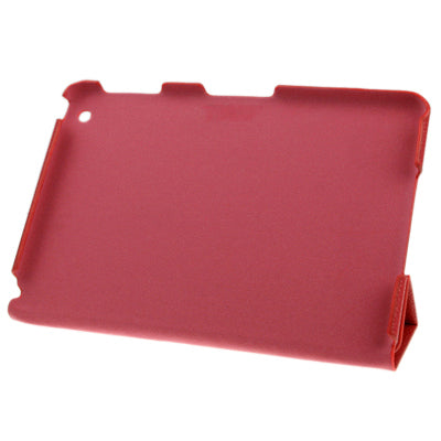 3-fold Litchi Leather Case with Holder for iPad mini 1 / 2 / 3