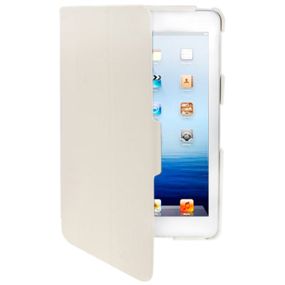 3-fold Litchi Leather Case with Holder for iPad mini 1 / 2 / 3