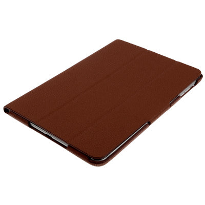 3-fold Litchi Leather Case with Holder for iPad mini 1 / 2 / 3