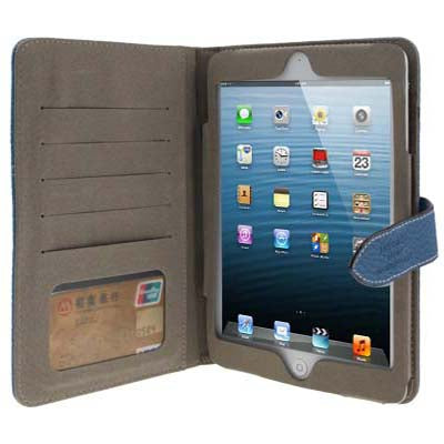 Litchi Texture Leather Case with Credit Card Slot for iPad mini 1 / 2 / 3