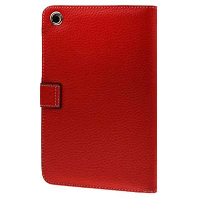 Litchi Texture Leather Case with Credit Card Slot for iPad mini 1 / 2 / 3