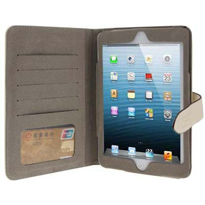Litchi Texture Leather Case with Credit Card Slot for iPad mini 1 / 2 / 3