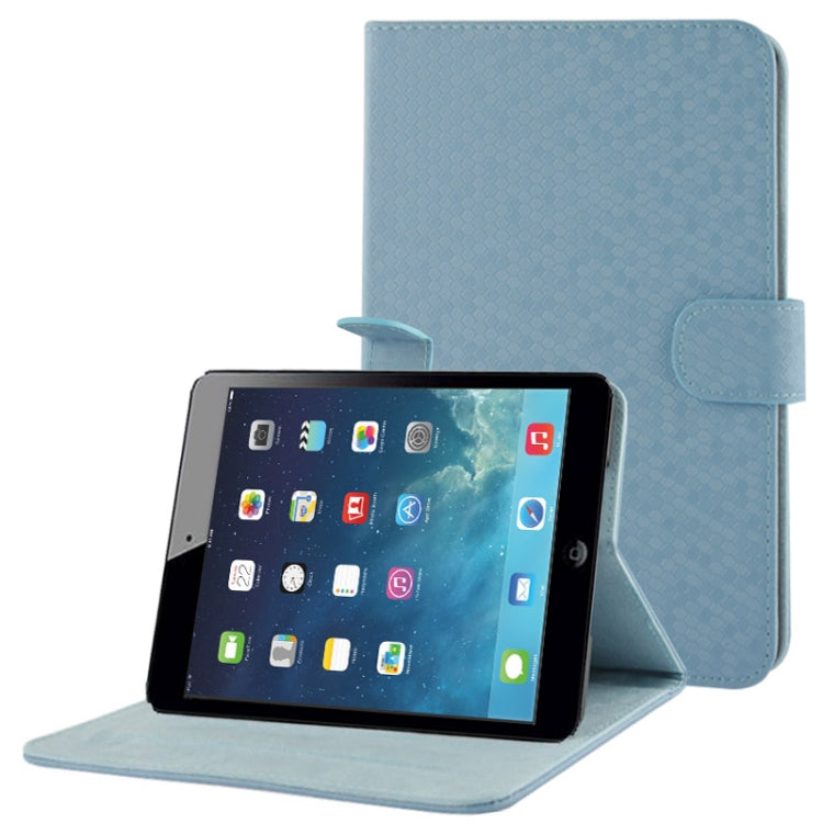 Honeycomb Texture Leather Case with 3-angle Viewing Holder for iPad mini 1 / 2 / 3