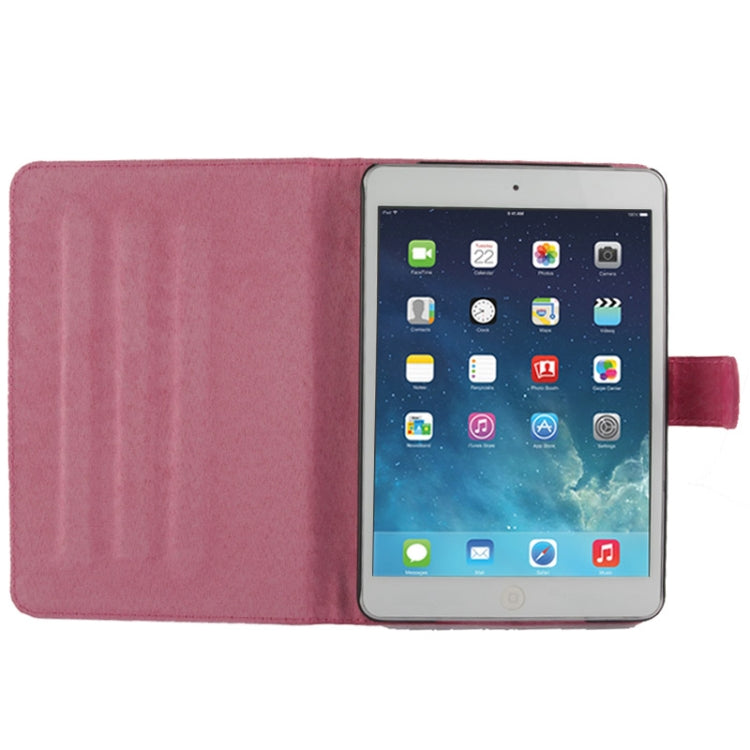 Honeycomb Texture Leather Case with 3-angle Viewing Holder for iPad mini 1 / 2 / 3