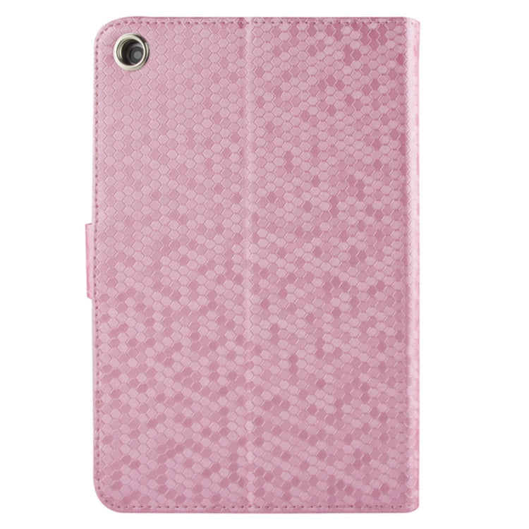 Honeycomb Texture Leather Case with 3-angle Viewing Holder for iPad mini 1 / 2 / 3
