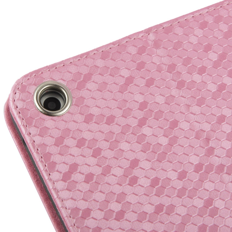 Honeycomb Texture Leather Case with 3-angle Viewing Holder for iPad mini 1 / 2 / 3