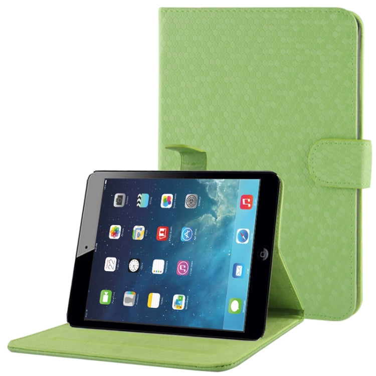Honeycomb Texture Leather Case with 3-angle Viewing Holder for iPad mini 1 / 2 / 3