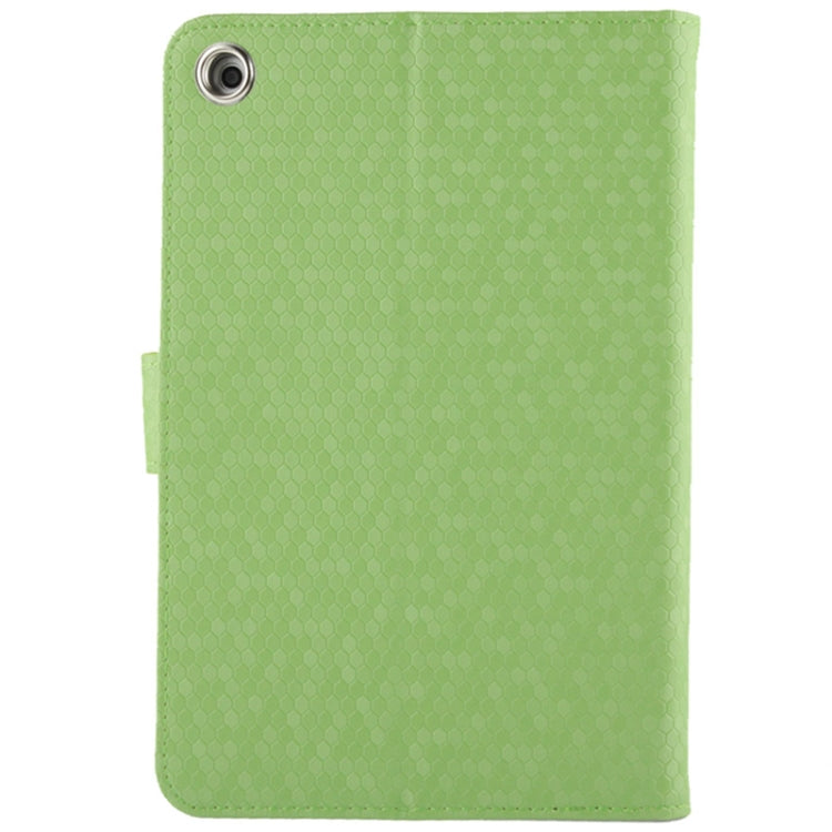 Honeycomb Texture Leather Case with 3-angle Viewing Holder for iPad mini 1 / 2 / 3