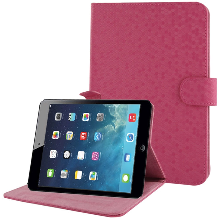 Honeycomb Texture Leather Case with 3-angle Viewing Holder for iPad mini 1 / 2 / 3