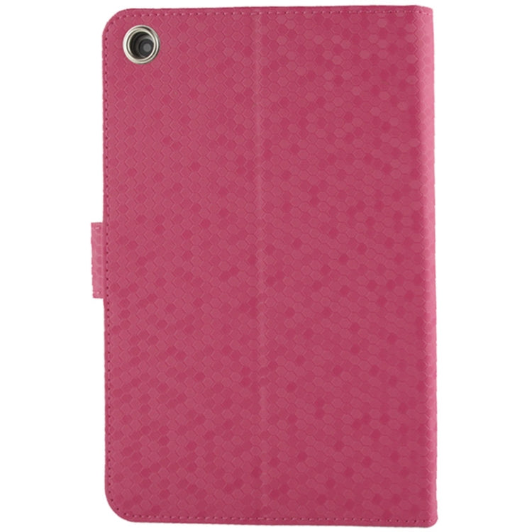 Honeycomb Texture Leather Case with 3-angle Viewing Holder for iPad mini 1 / 2 / 3