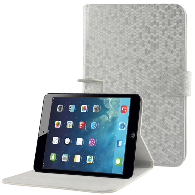 Honeycomb Texture Leather Case with 3-angle Viewing Holder for iPad mini 1 / 2 / 3