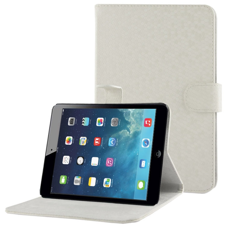 Honeycomb Texture Leather Case with 3-angle Viewing Holder for iPad mini 1 / 2 / 3