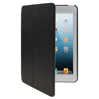 2-folding Cross Texture Leather Case with Holder / Enhancement Sound Camel / Elastic Hand Strap