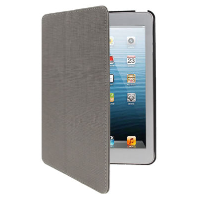 2-folding Cross Texture Leather Case with Holder / Enhancement Sound Camel / Elastic Hand Strap