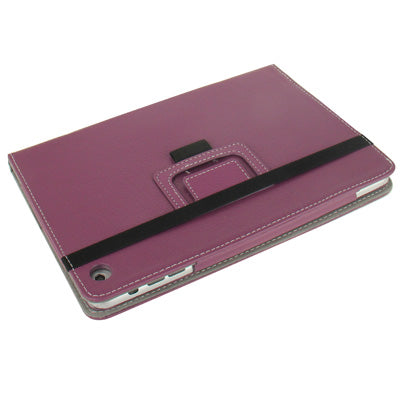 Litchi Texture Leather Case with Elastic Hand Strap & Holder for iPad mini 1 / 2 / 3