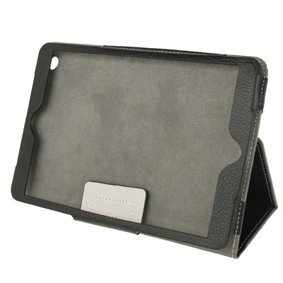 Litchi Texture Leather Case with Elastic Hand Strap & Holder for iPad mini 1 / 2 / 3