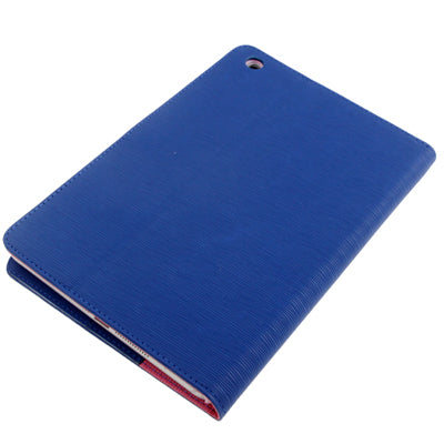 Natural Texture Flip Leather Case with Credit Card Slots & Holder Function for iPad mini 1 / 2 / 3