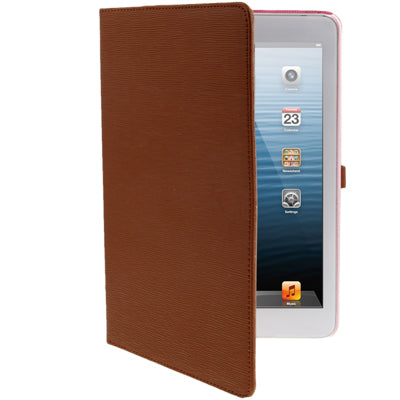 Natural Texture Flip Leather Case with Credit Card Slots & Holder Function for iPad mini 1 / 2 / 3