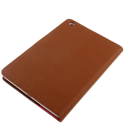 Natural Texture Flip Leather Case with Credit Card Slots & Holder Function for iPad mini 1 / 2 / 3