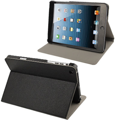 Cross Texture Horizontal Flip Leather Case with Holder for iPad mini 1 / 2 / 3