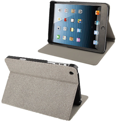 Cross Texture Horizontal Flip Leather Case with Holder for iPad mini 1 / 2 / 3