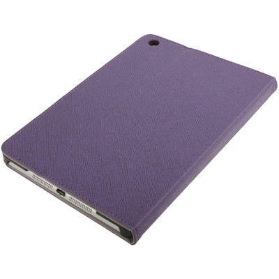 Cross Texture Horizontal Flip Leather Case with Holder for iPad mini 1 / 2 / 3