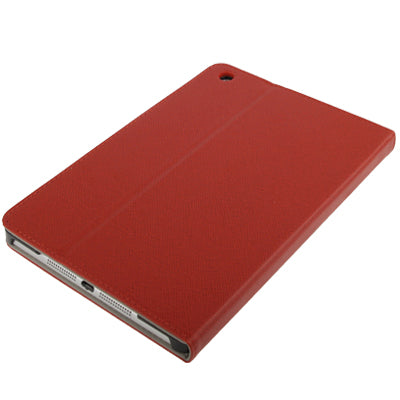Cross Texture Horizontal Flip Leather Case with Holder for iPad mini 1 / 2 / 3