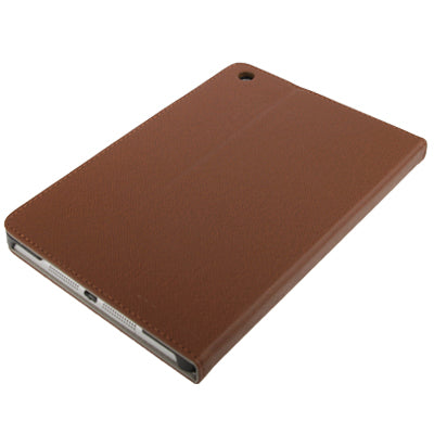 Cross Texture Horizontal Flip Leather Case with Holder for iPad mini 1 / 2 / 3