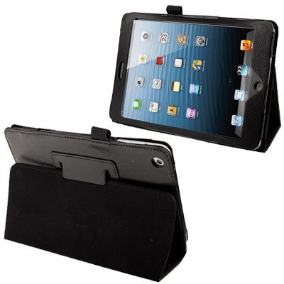 Litchi Texture Flip Leather Case with Holder & Sleep / Wake-up Function for iPad mini 1 / 2 / 3