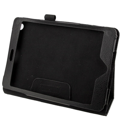 Litchi Texture Flip Leather Case with Holder & Sleep / Wake-up Function for iPad mini 1 / 2 / 3