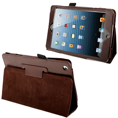 Litchi Texture Flip Leather Case with Holder & Sleep / Wake-up Function for iPad mini 1 / 2 / 3
