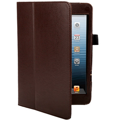 Litchi Texture Flip Leather Case with Holder & Sleep / Wake-up Function for iPad mini 1 / 2 / 3
