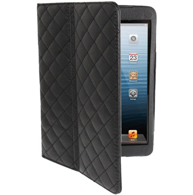 Plaid Texture Soft Leather Case with Holder & Sleep / Wake-up Function for iPad mini / mini 2 Retina