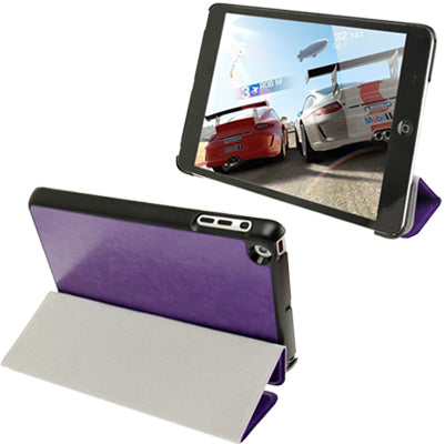 3-folding Crazy Horse Texture Ultrathin Protective Leather Case with Holder for iPad mini 1 / 2 / 3