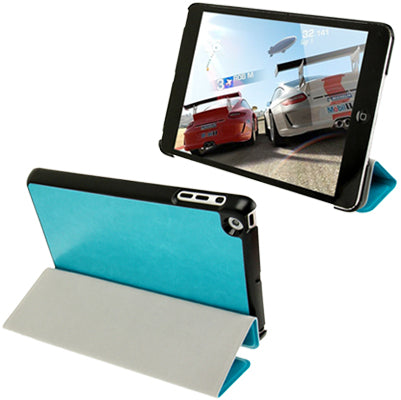 3-folding Crazy Horse Texture Ultrathin Protective Leather Case with Holder for iPad mini 1 / 2 / 3