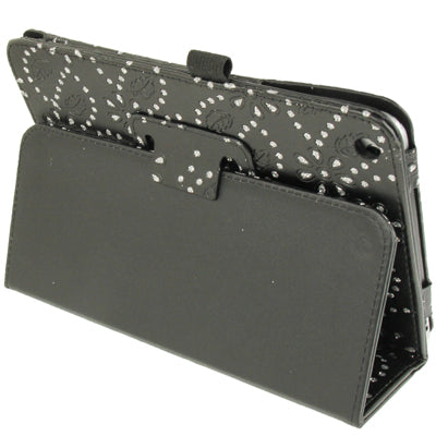 Diamond Palace Flower Pattern Leather Case with Holder for iPad mini 1 / 2 / 3