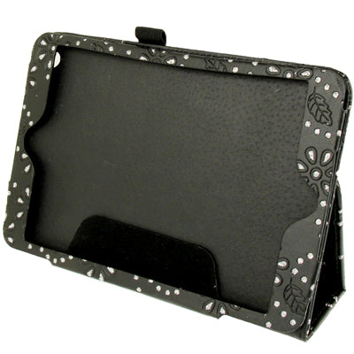 Diamond Palace Flower Pattern Leather Case with Holder for iPad mini 1 / 2 / 3