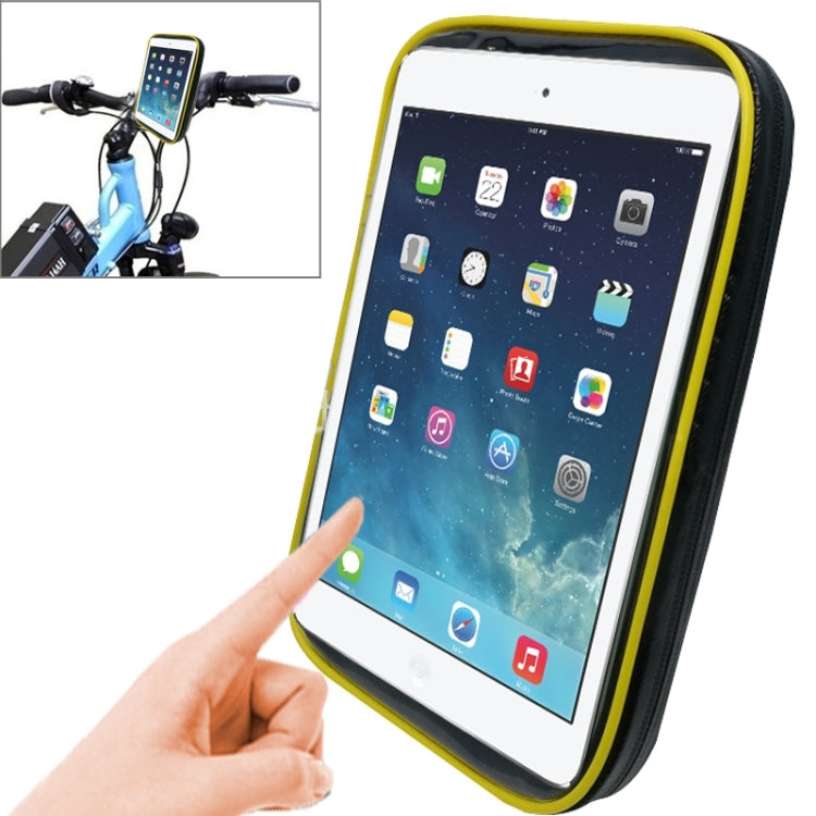 Outdoor Sports Cycling Riding Bicycle Bag for iPad mini, Screen Size: approx. 20.5cm x 13.5cm(Yellow)