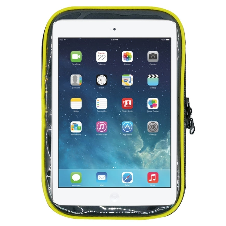 Outdoor Sports Cycling Riding Bicycle Bag for iPad mini, Screen Size: approx. 20.5cm x 13.5cm(Yellow)