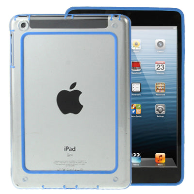 2-color (TPU + Transparent Plastic) Bumper Frame Case for iPad mini 1 / 2 / 3