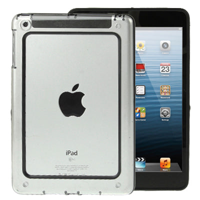 2-color (TPU + Transparent Plastic) Bumper Frame Case for iPad mini 1 / 2 / 3