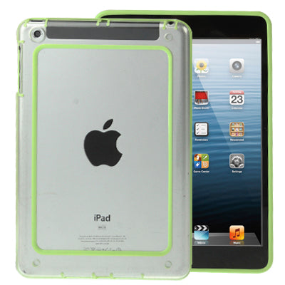 2-color (TPU + Transparent Plastic) Bumper Frame Case for iPad mini 1 / 2 / 3
