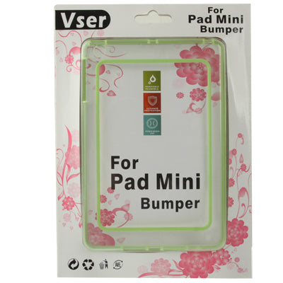 2-color (TPU + Transparent Plastic) Bumper Frame Case for iPad mini 1 / 2 / 3