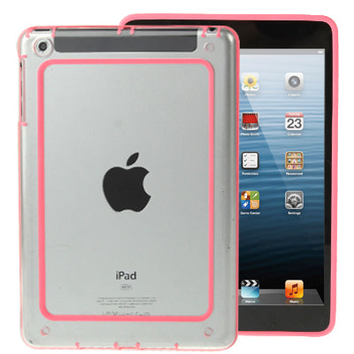 2-color (TPU + Transparent Plastic) Bumper Frame Case for iPad mini 1 / 2 / 3