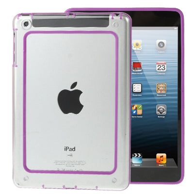 2-color (TPU + Transparent Plastic) Bumper Frame Case for iPad mini 1 / 2 / 3