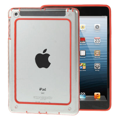 2-color (TPU + Transparent Plastic) Bumper Frame Case for iPad mini 1 / 2 / 3