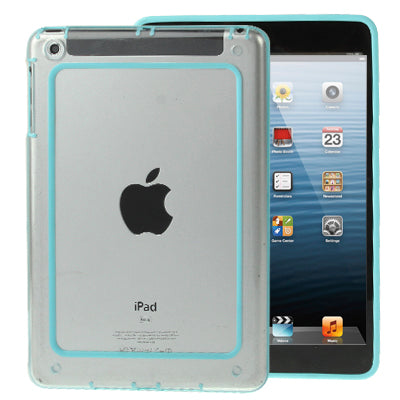 2-color (TPU + Transparent Plastic) Bumper Frame Case for iPad mini 1 / 2 / 3
