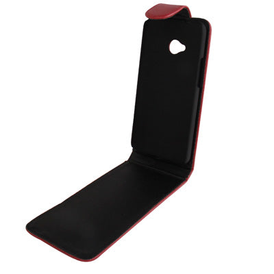 Pure Color Magnetic Vertical Flip Leather Case for HTC One / M7 (Baby Pink)