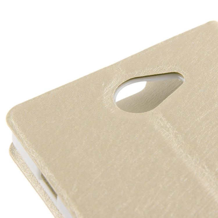 Hairline Texture Flip Leather Case with Credit Card Slots & Holder for Coolpad 5951